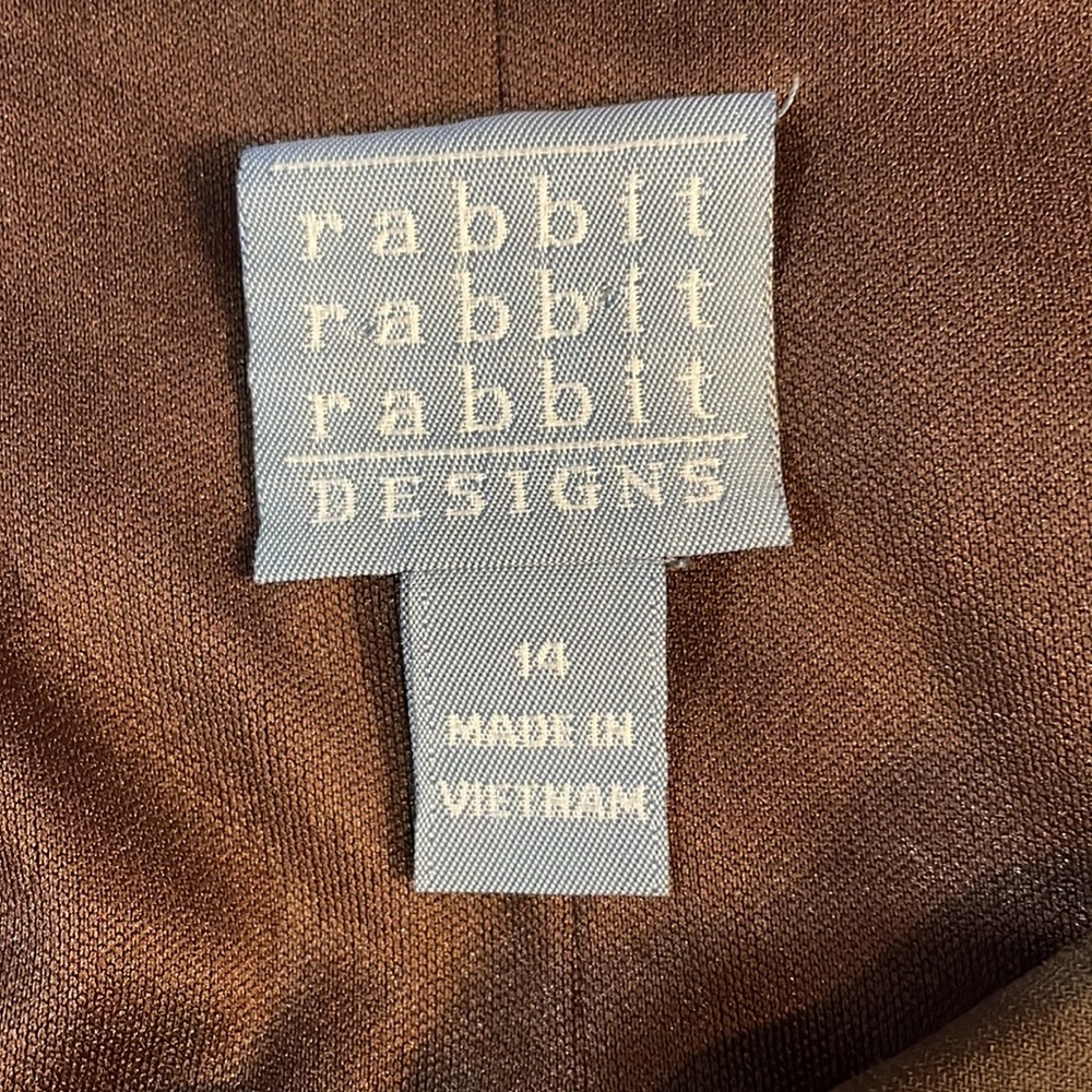Rabbit Rabbit Rabbit Chocolate Long Sleeve Dress - Picture 7 of 8